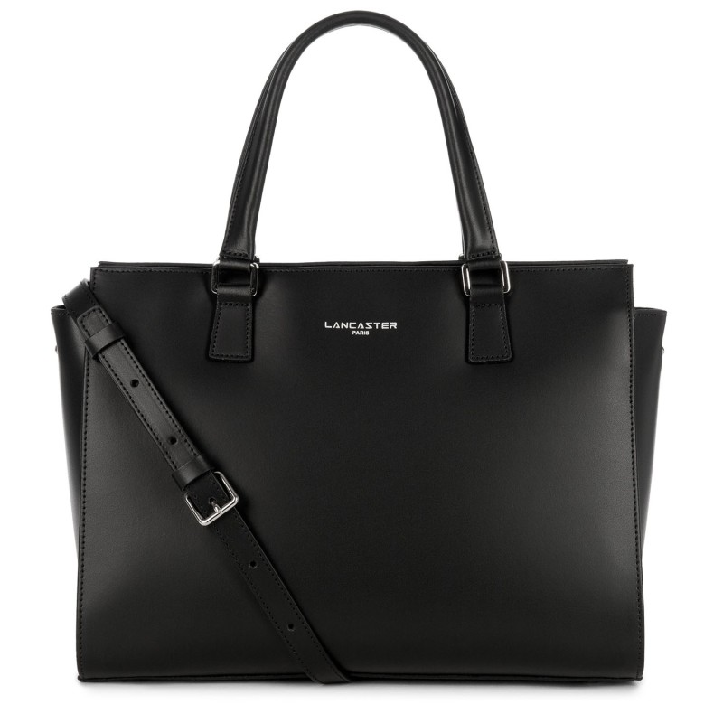 SAC À MAIN SMOOTH NOIR LANCASTER