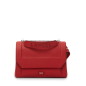 SAC À RABAT NINON GRAND MODÈLE ROUGE LANCEL