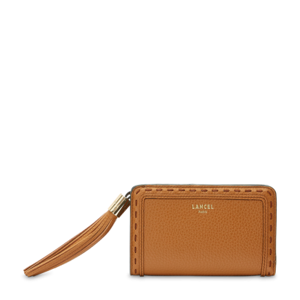 PORTEFEUILLE COMPACT PREMIER FLIRT LANCEL CAMEL