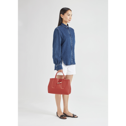 LONGCHAMP ROSEAU SHADOW SAC PORTÉ MAIN XS BLUSH