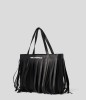 SAC MAXI SHOPPER K/FRINGES NOIR KL