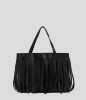 SAC MAXI SHOPPER K/FRINGES NOIR KL