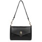 SAC TROTTEUR FOULONNÉ DOUBLE NOIR IN NUDE LANCASTER