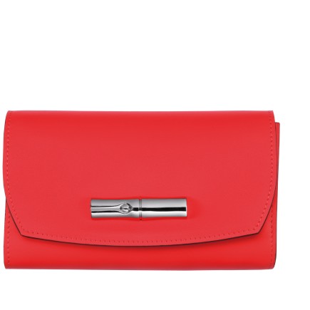 ROSEAU BOX PORTEFEUILLE COMPACT ROUGE