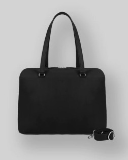 GRAND SAC BUSINESS ZIPPÉ ANTIGONE BAROUDEUSE NOIR FOURÉS