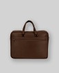 SERVIETTE BUSINESS PORTE ORDINATEUR ITHAQUE LARGE BAROUDEUR COGNAC FOURÉS