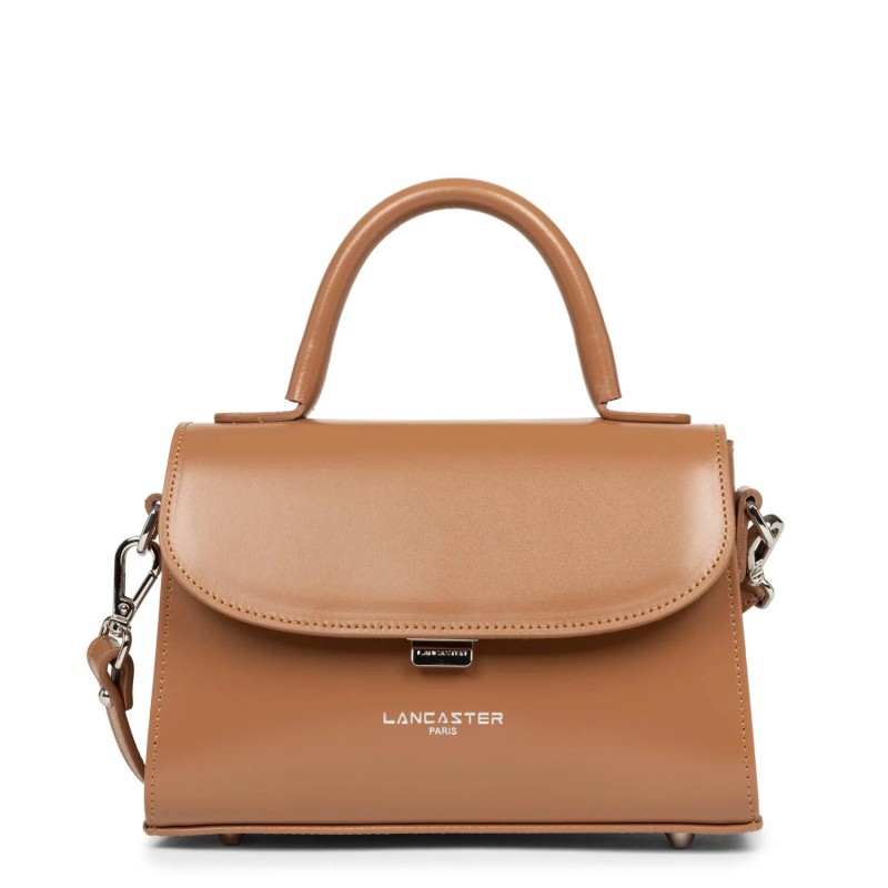 PETIT SAC PORTÉ MAIN SUAVE EVEN CAMEL LANCASTER