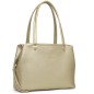 SAC CABAS ÉPAULE FOULONNÉ DOUBLE CHAMPAGNE IN NUDE LANCASTER