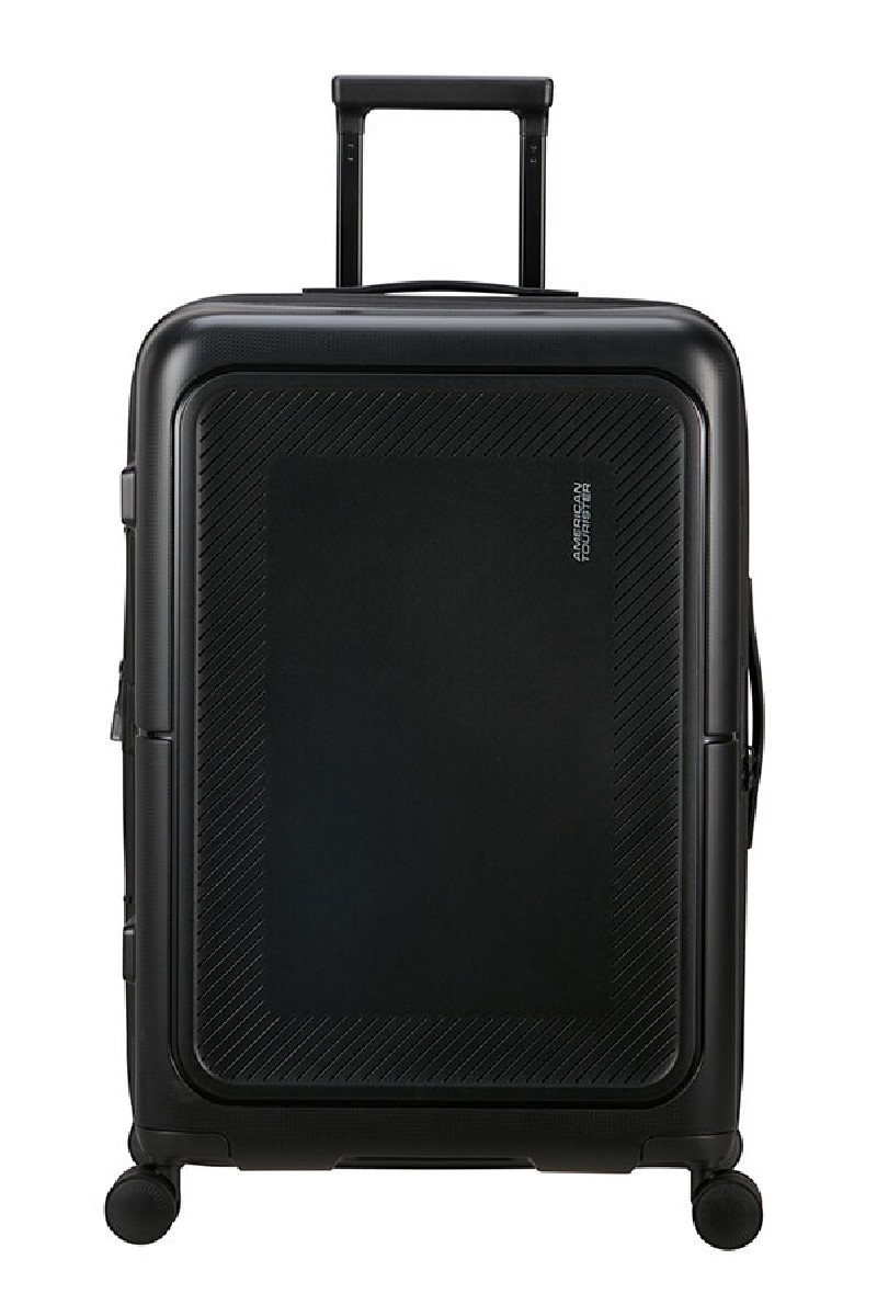 VALISE EXTENSIBLE À 4 ROUES 67CM DASHPOP NOIR AMERICAN TOURISTER