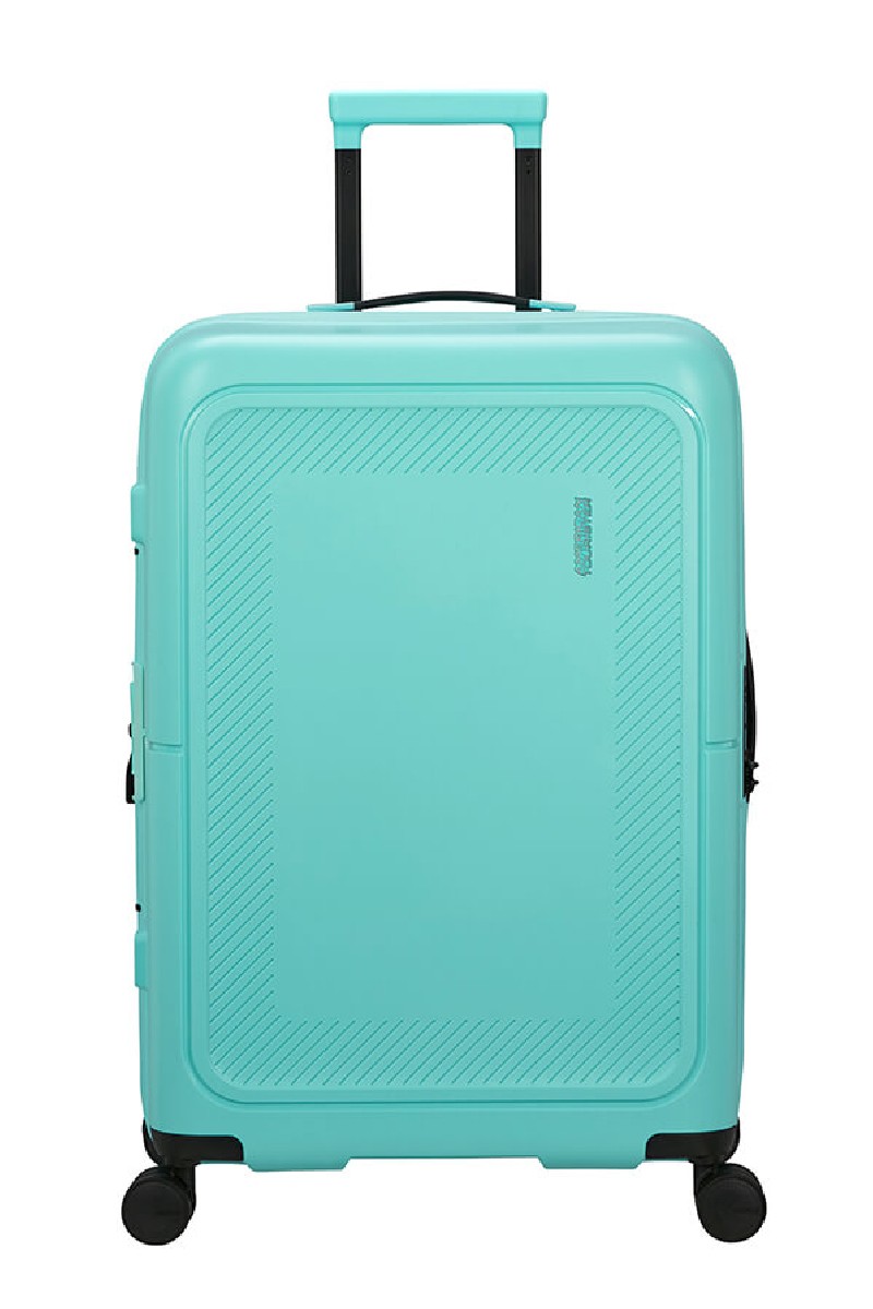 VALISE EXTENSIBLE À 4 ROUES 67CM DASHPOP BLEU CIEL AMERICAN TOURISTER