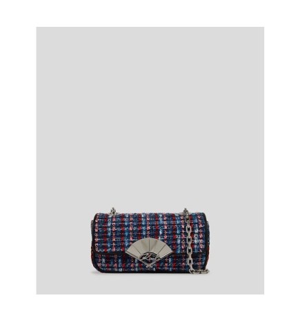 PETIT SAC BANDOULIÈRE K/SIGNATURE FAN BLEU/ROUGE MULTI KL