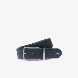 CEINTURE HOMME RÉVERSIBLE AJUSTABLE NOIR/SINOPLE LACOSTE