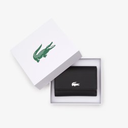 PORTE-MONNAIE ANNA NOIR FARINE LACOSTE