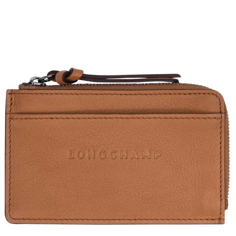 LONGCHAMP 3D PORTE-CARTES NATUREL