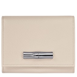 LONGCHAMP LE ROSEAU PORTEFEUILLE COMPACT PAPIER