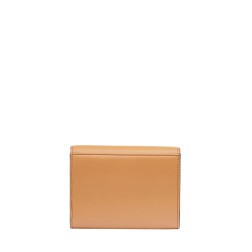 PORTEFEUILLE RECTANGULAIRE COMPACT RABAT ANGÈLE DE LANCEL CAMEL