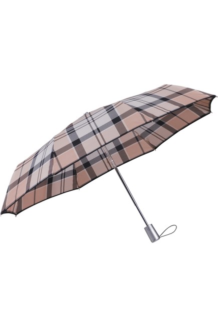 PARAPLUIE ALU DROP S BEIGE CHECK SAMSONITE