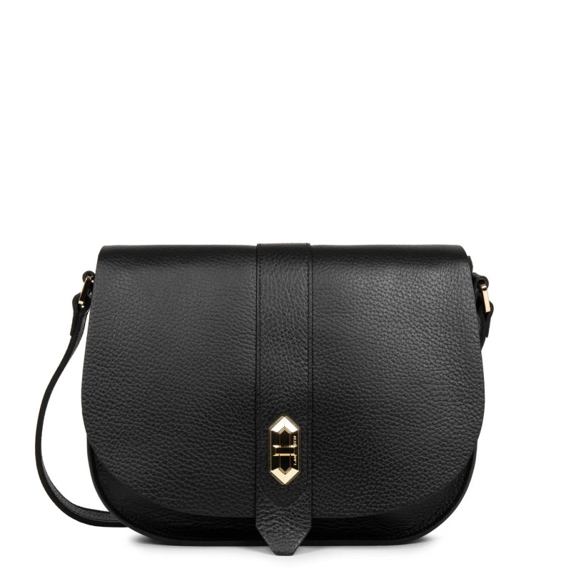 SAC BESACE TOP DOUBLE NOIR IN NUDE LANCASTER