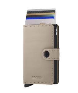 PORTE CARTES MINIWALLET MATTE DÉSERT & NOIR SECRID