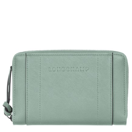 LONGCHAMP 3D PORTEFEUILLE COMPACT VERVEINE