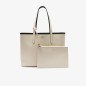 SAC SHOPPING ANNA RÉVERSIBLE NOIR FARINE LACOSTE SAC SHOPPING ANNA RÉVERSIBLE NOIR FARINE LACOSTE