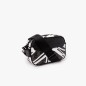 PETIT SAC REPORTER THE BLEND EN TOILE MONOGRAMME BLANC/NOIR LACOSTE