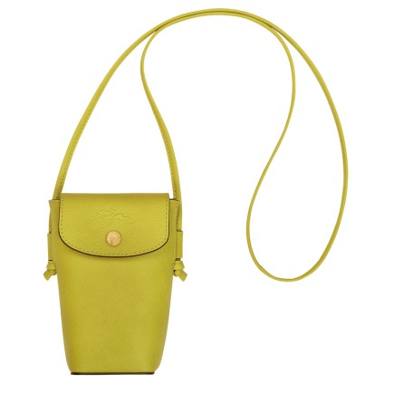 LONGCHAMP ÉPURE POCHETTE TÉLÉPHONE AVEC CORDON KIWI