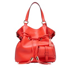 SAC SEAU M PREMIER FLIRT ORANGE VIF LANCEL