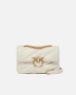 SAC PORTÉ ÉPAULE CLASSIC LOVE BAG PUFF MAXI QUILT BLANC/DORÉ PINKO