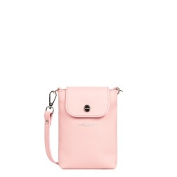 POCHETTE SMARTPHONE MILANO BAO ROSE FUMÉ LANCASTER