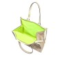 SAC CABAS ZIPPÉ L LANCEL TOTE NATUREL ET BLANC