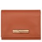 LONGCHAMP LE ROSEAU SLEEK PORTEFEUILLE COMPACT ÉCORSE