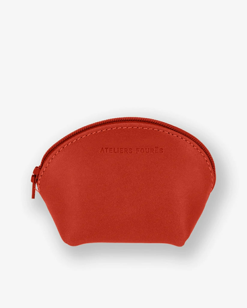 PORTE MONNAIE NYMPHE BAROUDEUSE ORANGE CONFITE FOURÉS PORTE MONNAIE NYMPHE BAROUDEUSE ORANGE CONFITE FOURÉS