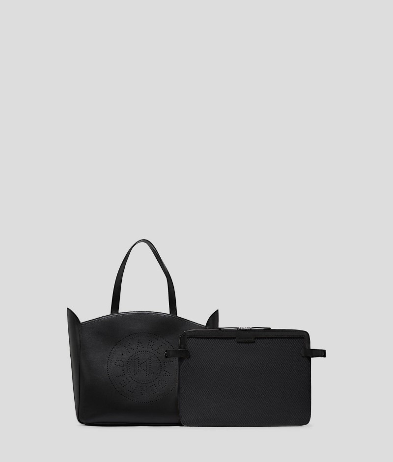 GRAND SAC CABAS K/CIRCLE NOIR KL