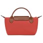 LONGCHAMP LE PLIAGE ORIGINAL TROUSSE COSMÉTIQUE AVEC POIGNÉE TOMATE