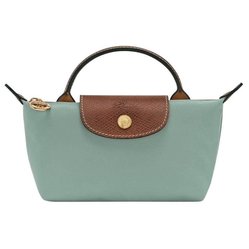 LONGCHAMP LE PLIAGE ORIGINAL TROUSSE COSMÉTIQUE AVEC POIGNÉE CÉLADON LONGCHAMP LE PLIAGE ORIGINAL TROUSSE COSMÉTIQUE AVEC POIGNÉE CÉLADON
