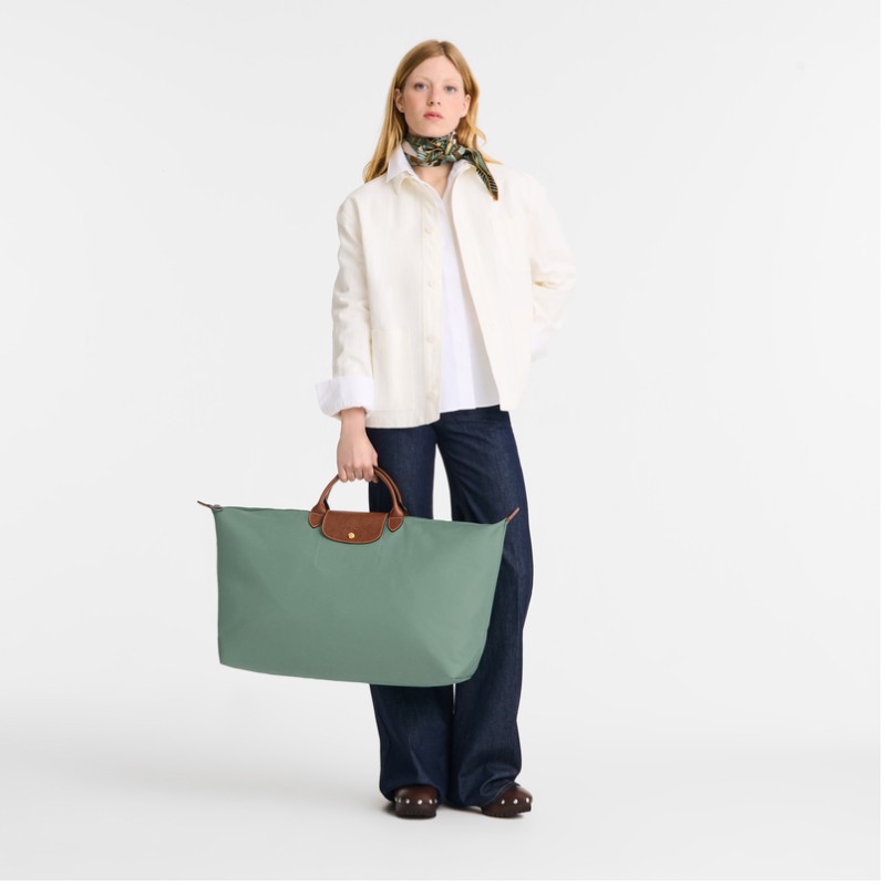 LONGCHAMP LE PLIAGE ORIGINAL SAC DE VOYAGE XL CÉLADON