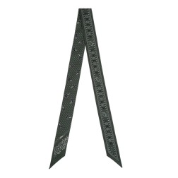 LONGCHAMP BANDEAU FRENCH BANDANA VERT ANGLAIS