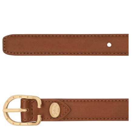 LONGCHAMP ARCHIVE CEINTURE FEMME COGNAC