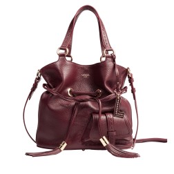 SAC SEAU M PREMIER FLIRT CASSIS LANCEL