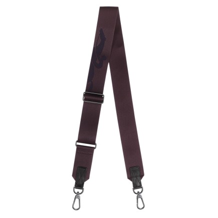 LONGCHAMP BANDOULIÈRE RÉGLABLE CAVALIER MOKA