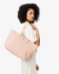 SAC CABAS ZIPPÉ ANNA AGORA LATTE LACOSTE