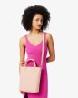 SAC CABAS VERTICAL RÉVERSIBLE ANGORA LATTE LACOSTE SAC CABAS VERTICAL RÉVERSIBLE ANGORA LATTE LACOSTE