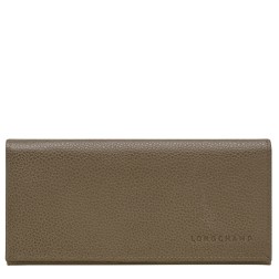 LONGCHAMP LE FOULONNÉ PORTEFEUILLE LONG À RABAT CAPRE