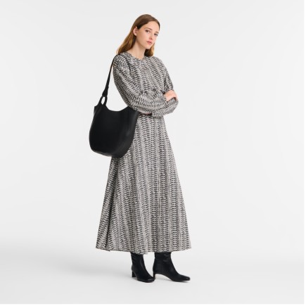LONGCHAMP LE FOULONNÉ SAC PORTÉ ÉPAULE L NOIR