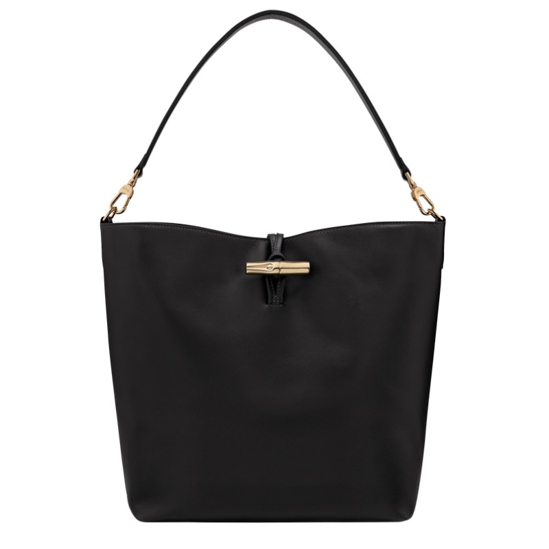 LONGCHAMP LE ROSEAU SLEEK SAC PORTÉ ÉPAULE M NOIR LONGCHAMP LE ROSEAU SLEEK SAC PORTÉ ÉPAULE M NOIR
