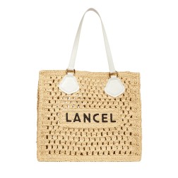 SAC CABAS ZIPPÉ M SUMMER MANIA NATUREL/NEIGE