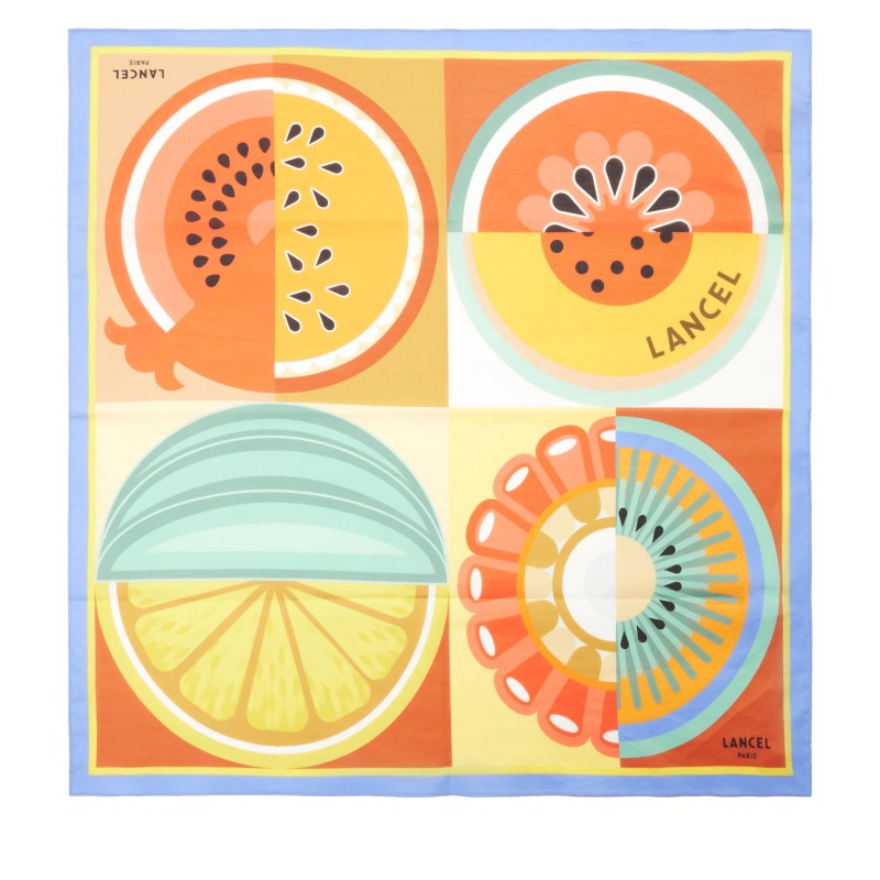 BANDANA 50CM LANCEL TUTTI FRUTTI MULTICO ORANGE BANDANA 50CM LANCEL TUTTI FRUTTI MULTICO ORANGE