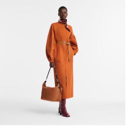 LONGCHAMP LE SLOUCHY SAC PORTÉ ÉPAULE M COGNAC