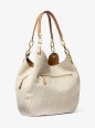 SAC PORTÉ ÉPAULE LILLIE VANILLE/NOISETTE MK SAC PORTÉ ÉPAULE LILLIE VANILLE/NOISETTE MK